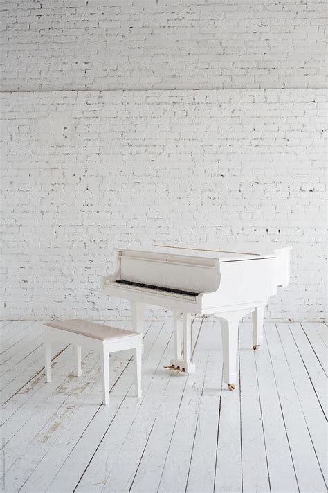 "White Grand Piano In White Room" by Stocksy Contributor "Amor Burakova ...