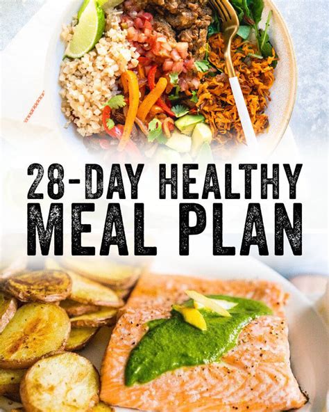 28 Day Healthy Meal Plan – A Couple Cooks