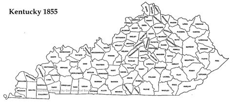 How and Why the Kentucky Counties Formed - Kentucky Genealogical Society