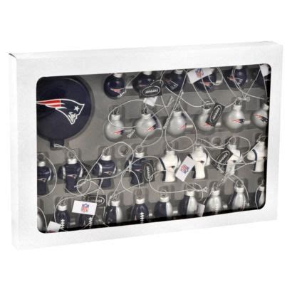 NFL 31 Piece Ornament Set Patriots | New england patriots, Ornament set, Patriots