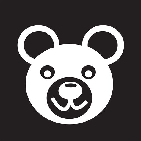 Bear Icon symbol sign 649236 Vector Art at Vecteezy