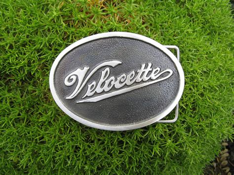 VELOCETTE LOGO BELT BUCKLE