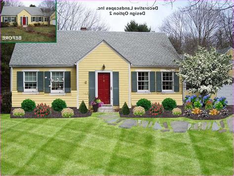 cape cod house landscaping ideas - Google Search | Small house landscaping, Ranch house ...