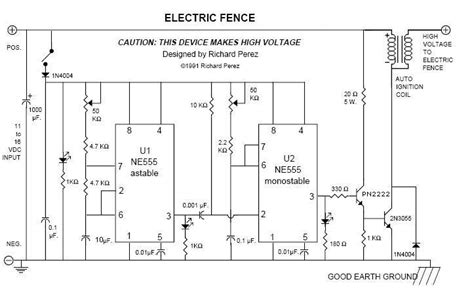 Electric Fence Circuit Diagram Pdf Electric Fence Diagram Wiring ...