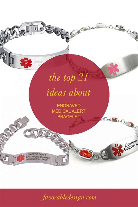 The top 21 Ideas About Engraved Medical Alert Bracelet - Home, Family, Style and Art Ideas