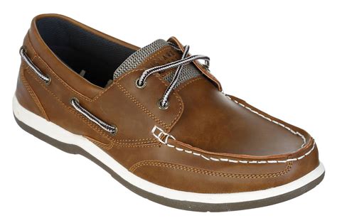 Men's Dock Boat Shoes - Brown | Burkes Outlet