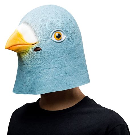 Giant Bird Halloween Animal Latex Helmet Full Face Adult Cosplay Props