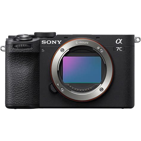 Sony a7C II Mirrorless Camera (a7C2 MFR # ILCE-7CM2/B Camera Black) B&H Photo