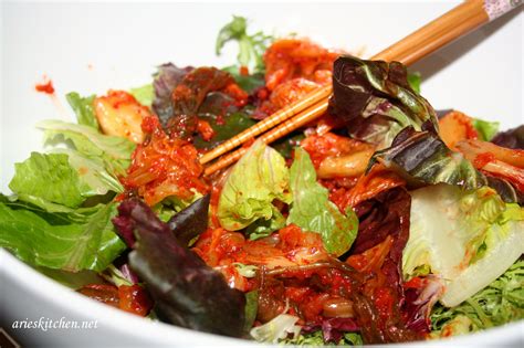 Kimchi Salad Recipe Idea - Arie's Kitchen