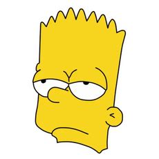 Bart Simpson Smoking Sticker - Sticker Mania