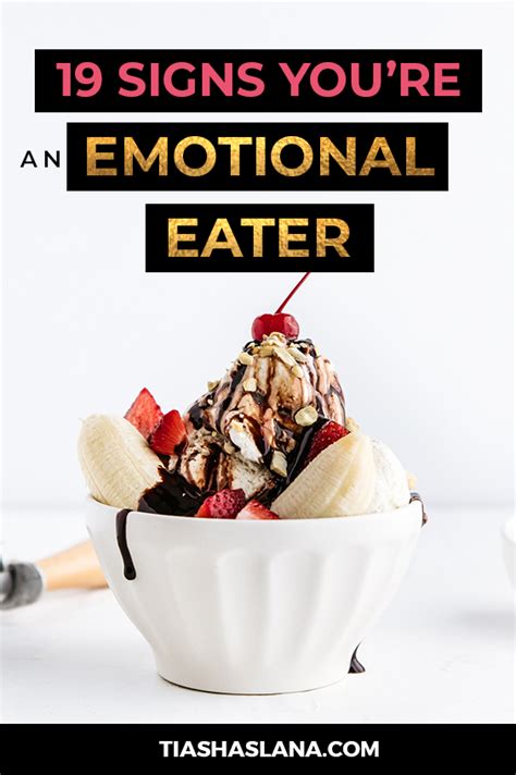 19 signs you're an emotional eater - Tiasha Slana