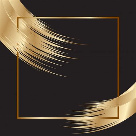 Download Elegant Background With Gold Frame And Brush Strokes for free | Винтажные цветочные ...