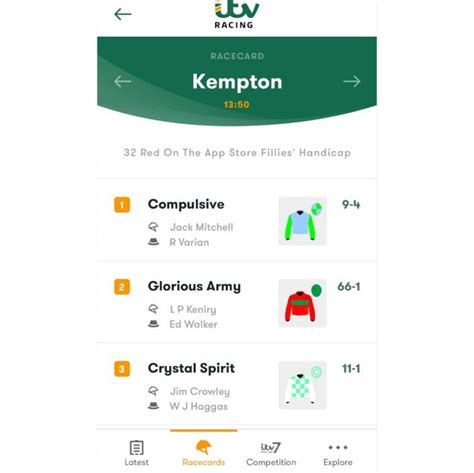 Download the new and improved ITV Racing app! | Racing