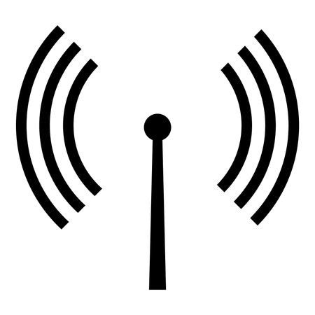 Vector Illustration of Antenna Icon | Freestock icons