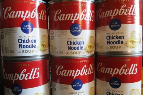 11 Campbell's Low Sodium Chicken Noodle Soup Nutrition Facts - Facts.net