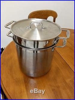 All-Clad 12 quart multipot (stockpot, steamer, pasta strainer) – Stock Pot Stainless