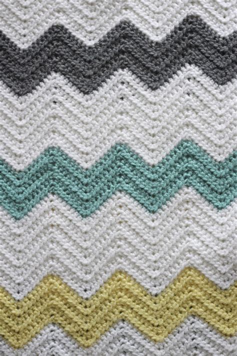 Easy Double Crochet Afghan Patterns Double Crochet Chevron Pattern Mincifinefr - mecrochet.com