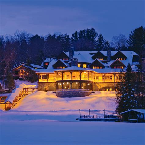 Consider Tying the Knot at the Picturesque Lake Placid Lodge in the Adirondacks | Martha Stewart ...