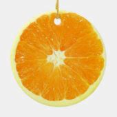 Orange Slice Ceramic Ornament | Zazzle
