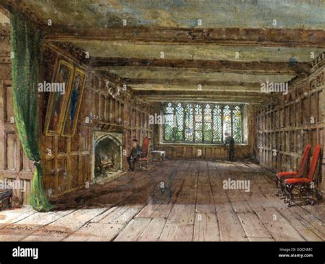 Interior of haddon hall hi-res stock photography and images - Alamy