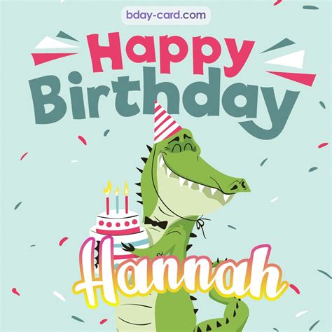 Birthday images for Hannah 💐 — Free happy bday pictures and photos | BDay-card.com