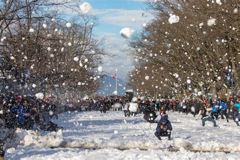 An epic campus-wide snowball fight happened at UBC today (PHOTOS) | News