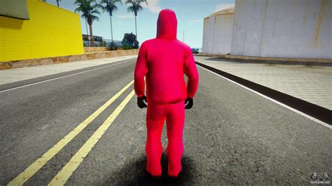 Squid Game Guard Outfit For CJ 3 for GTA San Andreas