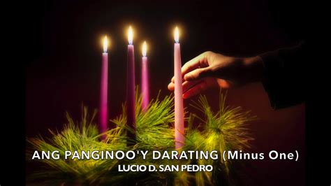 Ang Panginoo'y Darating (Minus One) - Lucio D. San Pedro - YouTube