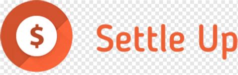 Settle Up logo, bill splitting apps, png | PNGWing