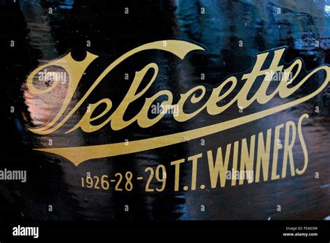 Velocette logo Stock Photo: 89344749 - Alamy