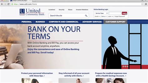 United Community Bank Online Banking Login Instructions - YouTube