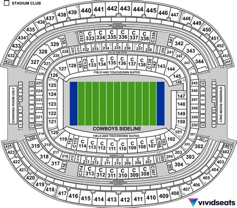 Dallas Cowboys Stadium Concert Seating Chart | Cabinets Matttroy