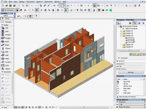 ArchiCAD 12 New Feature Tutorials - 3D Document 3 - YouTube