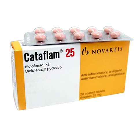 CATAFLAM 25 MG X 20 COMP (UNIDAD)