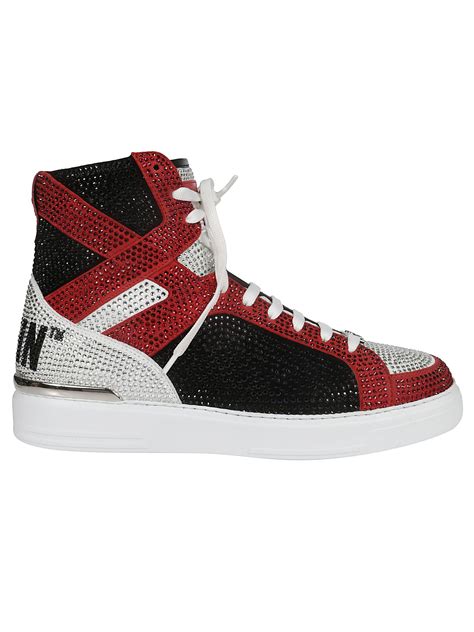 Philipp Plein Philipp Plein Embellished Hi-top Sneakers - Multicolor ...