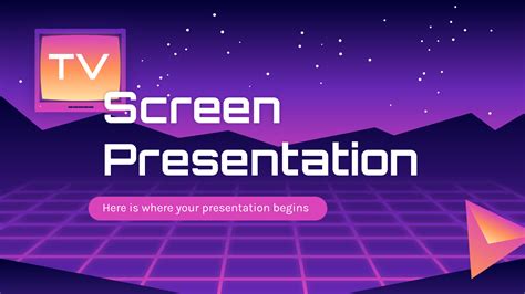 TV Screen Slides | Google Slides and PPT template