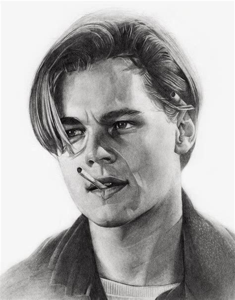 Drawing Leonardo DiCaprio | 초상화 스케치, 현실적인 그림, 유명인 초상화