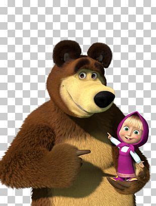 Masha And The Bear Cartoonito Desktop PNG - Free Download