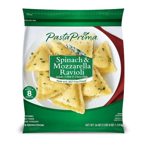 Spinach & Mozzarella Ravioli Club Size