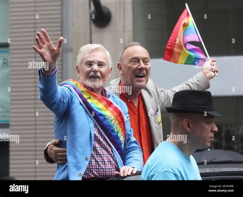 Sir Derek Jacobi and husband Richard Clifford in the 2015 LGBT Gay ...