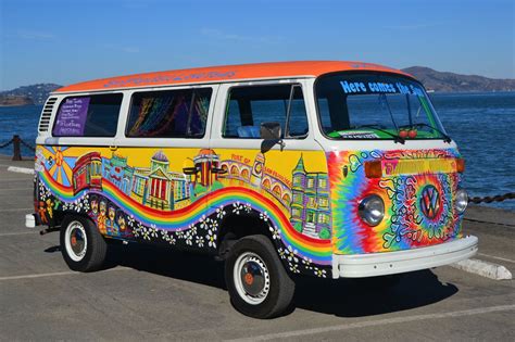 Hippie van, Volkswagen bus hippie, Hippie bus