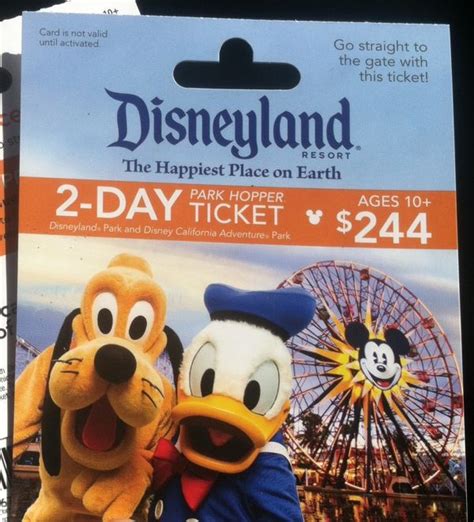 Disneyland park hopper tickets - planplora