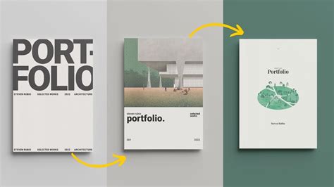 Graphic design portfolio cover - seattlewolf