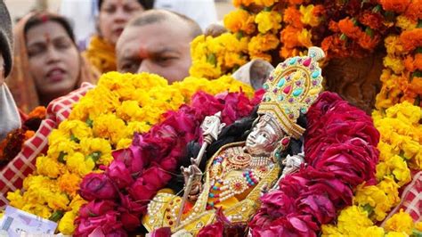 Ram Lalla Idol Reaches Ayodhya Temple Ahead Of Grand Ceremony ...