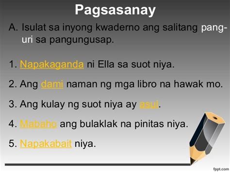 Limang Halimbawa Ng Pang Uri Na Magkasingkahulugan Numero Limang ...