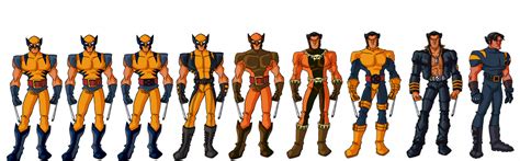 Wolverine - uniformes. | Wolverine costume, X men evolution, Wolverine ...