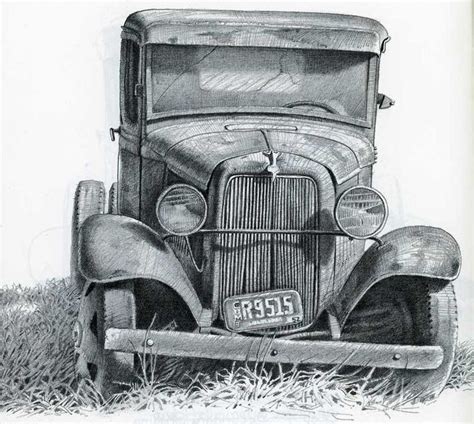 Gallery For > Simple Truck Drawings In Pencil | Pencil art drawings ...