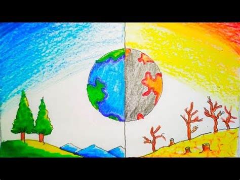 Save Environment Save Earth Drawing || Poster Making Ideas, 47% OFF