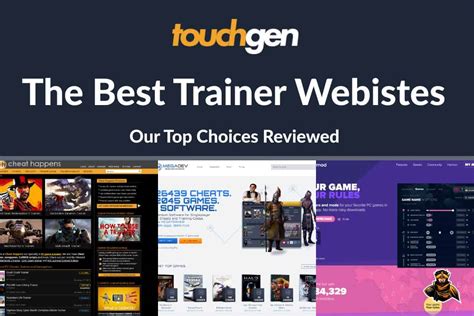 Top 3 Best Game Trainer Sites (PC) Cheats Reviewed | Touchgen