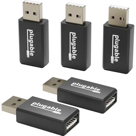 Plugable USB-A Charging Adapter (5-Pack) USB-MC1-5X B&H Photo